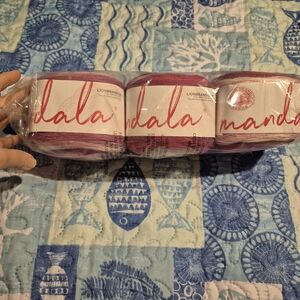 NIP Lion Brand Mandala Variegated Pink Yarn - 3 Pack - Color is Cupid